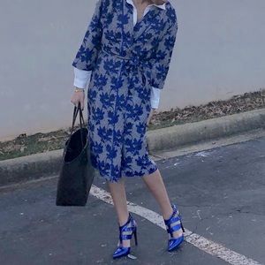 New York and Company Gabrielle Union Floral Duster